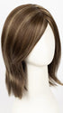 ICED MOCHA R | Rooted Dark Brown with Medium Brown Base Blended with Light Blonde Highlights