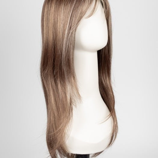 ALMOND SPICE-R | Rooted Dark Brown with Medium Brown Base with Honey and Platinum Blonde Highlights