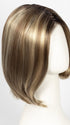 RH12/26RT4 | Light Brown with Fine Golden Blonde Highlights And Dark Roots