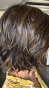 Lisa Mullins @beautifulyouwigreviews wearing Alicante by BelleTress in shade TRIPLE CHOCOLATE R | A subtle Cappucino root Color and a blend of Medium Ash Brown mixed with a slight warmth of Rich Chocolate