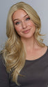 Heather @cjswigs wearing ALLURE WAVEZ by RENE OF PARIS in color CREAMY-TOFFEE | Light Platinum Blonde and Light Honey Blonde Evenly Blended