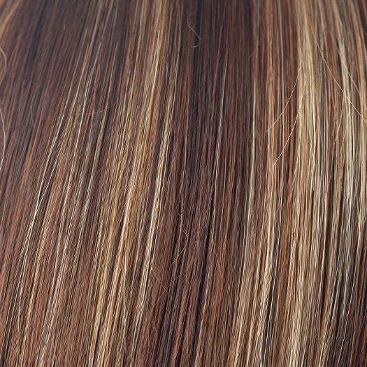 AUBURN-SUGAR | Dark Auburn with Medium Auburn Base with Dark Strawberry Blonde Highlights