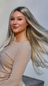 Heather @cjswigs wearing AVERY by JON RENAU in color FS17/101S18 PALM SPRINGS BLONDE | Light Ash Blonde with Pure White Natural Violet Bold Highlights, Shaded with Dark Natural Ash Blonde