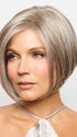 This short wig is crafted with sleek synthetic hair for a ready-to-wear hairstyle