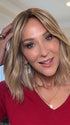 Eileen @crazywiglady is wearing HOLLIE by JON RENAU in shade 12FS12 MALIBU BLONDE | Light Gold Brown, Light Natural Gold Blonde, Pale Natural Gold-Blonde Blend, Shaded with Light Gold Brown