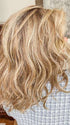 Marcie Mertz @wig.obsessed wearing POLO by BELLETRESS in color MACADAMIA LATTE R | A combination of Medium and Light Brown, highlighted with Light Gold Blonde, and a mixture of Ash Blonde and Light Gold Blonde, Rooted with Medium and Light Brown