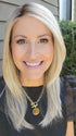 Natalie Gray @vanish.into.thin.hair wearing FORTE by BELLETRESS in color BUTTERBEER R | Dark Brown Base and Root that transitions smoothly into a buttery blonde, infused with creamy honey and toffee tones
