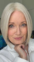 Mel B. @mels.be.ageless wearing DUA by ELLEN WILLE in shade LIGHT CHAMPAGNE MIX | Platinum Blonde, Cool Platinum Blonde, and Light Golden Blonde blend