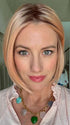 Jenny B. @thewiggygirl wearing DUA by ELLEN WILLE in color PEACH BLONDE SHADED | A soft, honey blonde that’s sun -kissed with a peach hue and radiant.