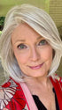 Mel B. @mels.be.ageless is wearing ZARAGOZA by BELLETRESS in OYSTER GRAY | A mixture of Lightest Gray and a hint of White