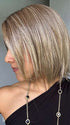 Lorena @faux.hurr.lifee wearing VALENCIA by BELLE TRESS in shade MACADAMIA LATTE R | A combination of Medium and Light Brown, highlighted with Light Gold Blonde, and a mixture of Ash Blonde and Light Gold Blonde, Rooted with Medium and Light Brown