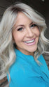 Natalie Gray @vanish.into.thin.hair wearing POLO by BELLE TRESS in color BUTTERBEER R | Dark Brown Base and Root that transitions smoothly into a buttery blonde, infused with creamy honey and toffee tones