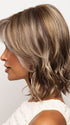 SPARKLING MOCA R | Neutral Dark-Brown Base featuring Silvery White and Golden Blond Highlights