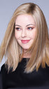 The extended lace front and monofilament part create a realistic appearance