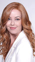 Model is wearing CAPRI by BELLETRESS in color SIENNA SPICE | A true light strawberry blonde/red with lowlight and highlights