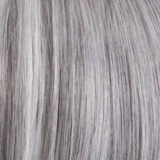 CHROMERT1B | Gray and White with 25% Medium Brown Blend and Off-Black Roots