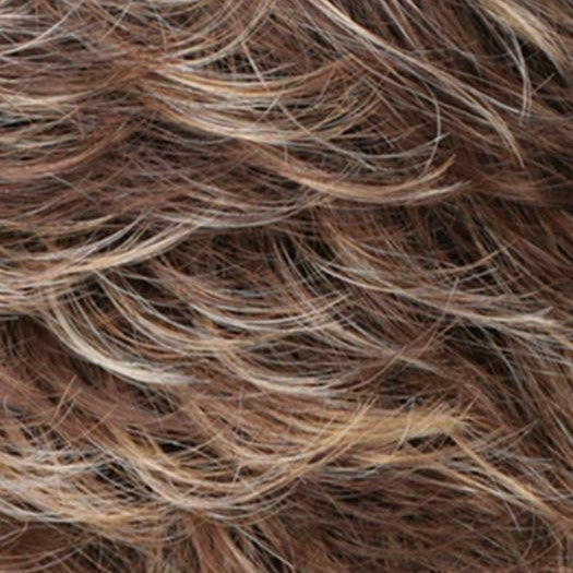 CKISSRT4 | Golden Brown w/Copper Blonde Highlights & Dark Brown Roots