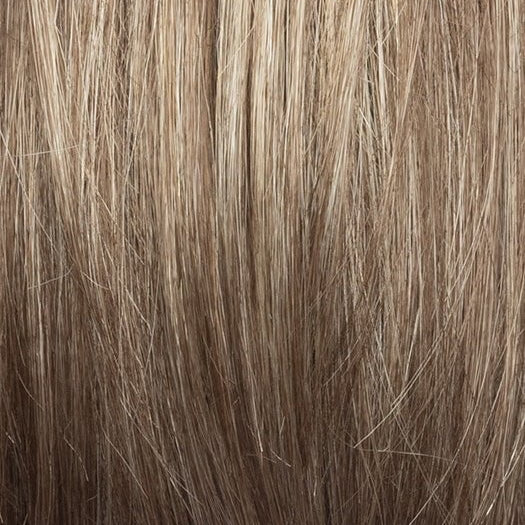 CASHMERE-BROWN-SR | Slightly Rooted Medium Beige Brown base with woven Velvet Blonde Highlights