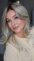 Heather @cjswigs wearing CELESTE by JON RENAU in color FS17/101S18 PALM SPRINGS BLONDE | Light Ash Blonde with Pure White Natural Violet Bold Highlights, Shaded with Dark Natural Ash Blonde