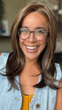 Brea @getwiggywithbrea wearing CHARMING by TRESSALLURE in color 829 | Medium Brown with Red highlights