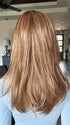 Lisa Mullins @beautifulyouwigreviews wearing CHARMING by TRESSALLURE in color 17/23/R8 | Beige Blonde and Auburn Blended with Medium Brown Roots