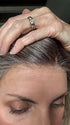 Lisa @beautifulyouwigreviews is wearing ELSA by BELLE TRESS in color SPARKLING CHAMPAGNE R | Medium Ash Brown roots transition into Shimmering Champagne Blonde characterized by Pale Golden Hues with subtle Ivory and Platinum undertones reminiscent of a sparkling glass of bubbly