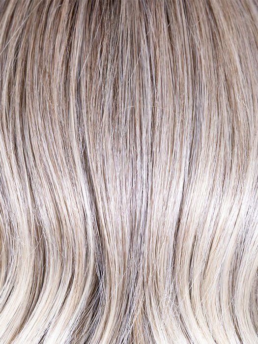 COOL CHAI BLONDE-R  | A balanced cool blonde with softly contrasted darker roots, a fresh twist on classic blonde tones.