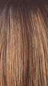 AUBURN-SUGAR-R | Rooted Dark Auburn with Medium Auburn Base with Dark Strawberry Blonde Highlights