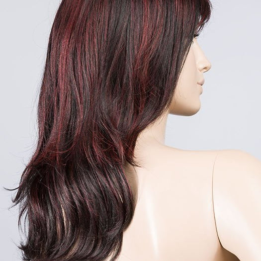 AUBURGINE ROOTED | Deep Wine Red and Red Violet with Garnet Red Blend with Shaded Roots
