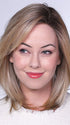 A layered bob that gently rests at the shoulders for a medium-length hairstyle