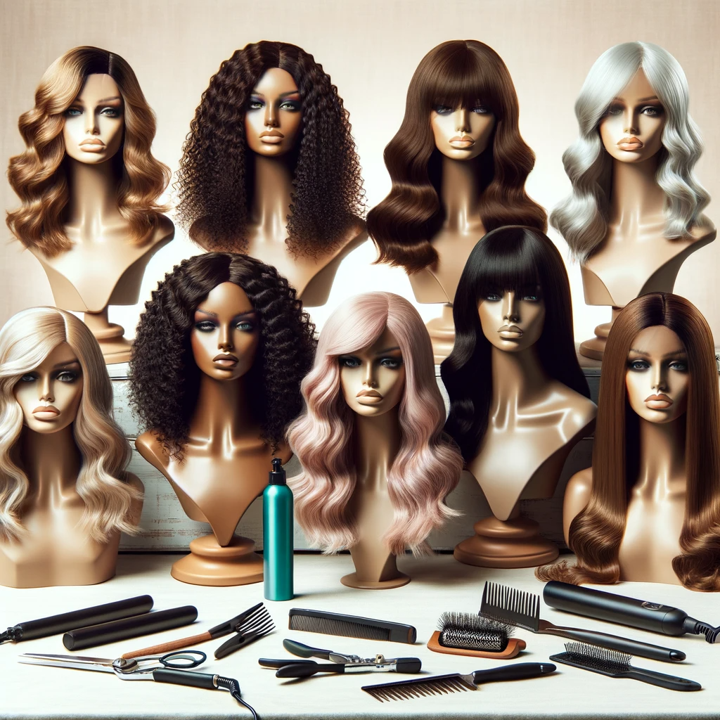 Heat clearance friendly wigs
