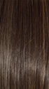 DARK BROWN HL | A Blend of Dark Brown, Strawberry Light Auburn and Soft Chunky Medium and Dark Blonde Highlights.