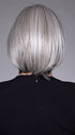 Model is wearing DION in color COCANUT MILK GREY R | Creamy, off-white tones with soft gray hues, creating a pearlescent or silvery finish.
