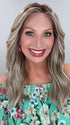 Kim Hammon @letstalkwithkim wearing DECADENT DIVA by RAQUEL WELCH in color SS17/23 ICED LATTE MACCHIATO | Honey Blonde shaded with Cool Blonde with Dark Roots