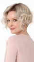 DONNA by ENVY in color SILKY BEIGE | Light Platinum Blonde with Dark Brown Roots