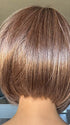 Lisa Mullins @beautifulyouwigreviews wearing DUA by ELLEN WILLE in color CHOCOLATE FROSTED | Warm, luxurious, and full of depth —this shade is perfect for a multi -dimensional, polished finish.
