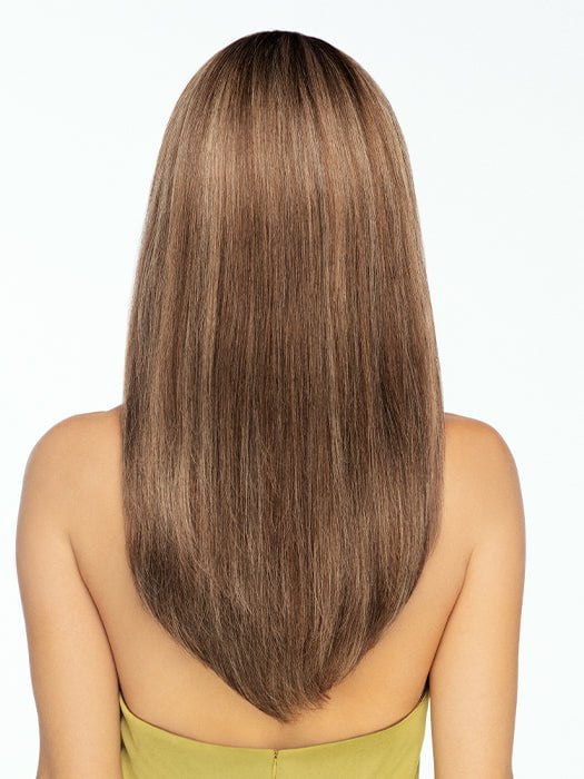 SS17/23/R8 | Pale Auburn Beige Blonde Blend Rooted Medium Brown 