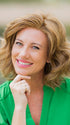 Jenny wearing EDITOR'S PICK by RAQUEL WELCH in RL12/16 HONEY TOAST | Light Brown Evenly Blended with Dark Natural Blonde