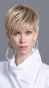 The mini lace front gives a light natural lift in the front hairline and allows you to style the wispy fringe to the left