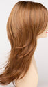 GOLDEN-NUTMEG | Medium Brown roots with overall Warm Cinnamon base and Golden Blonde highlights