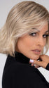 CHAMPAGNE-ROOTED 22.25.26 | Light Beige Blonde, Medium Honey Blonde, and Platinum Blonde Blend with Dark Roots