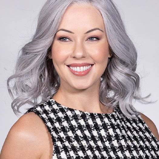 ESTEE by BelleTress in ICED-OYSTER-GRAY | A sophisticated shade that blends soft Silvery Tones with a Subtle Pearlescent Sheen