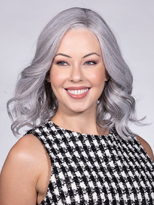 ESTEE by BelleTress in ICED-OYSTER-GRAY | A sophisticated shade that blends soft Silvery Tones with a Subtle Pearlescent Sheen