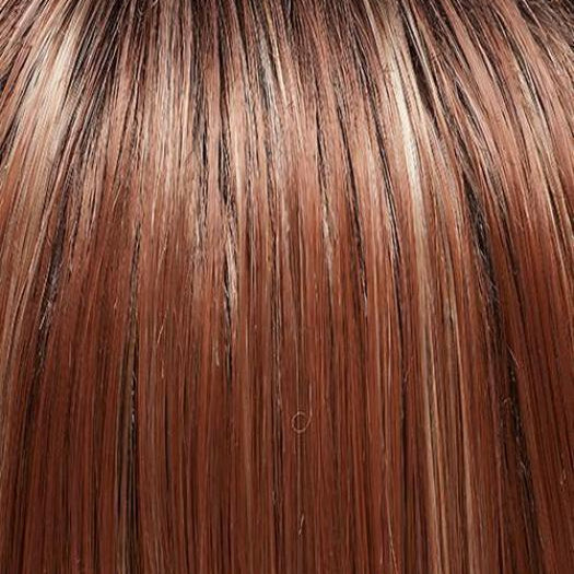FS26/31S6 SALTED CARAMEL | Medium Natural Red Brown with Medium Red Gold Blonde Bold Highlights, Shaded with Brown