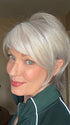 Mel B. @mels.be.ageless wearing FAME SOFT by ELLEN WILLE in color SNOW MIX 60.56.58 | Pearl White, Lightest Blonde, and Black/Dark Brown with Grey Blend