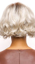MILKY-OPAL-R | A Blend of Creamy Blonde and White Blonde Rooted with Warm Brown