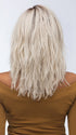 FENIX by ESTETICA in color SILVERSUN/RT8 | Iced Blonde Dusted with Soft Sand and Golden Brown Roots