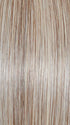 GF119 SILVER AND SMOKE | Light Brown With 80% Gray in Front Gradually Blended Into 50% Gray in Nape Area