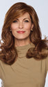 Model is wearing BOUNCING BELLE by GABOR in color MEDIUM-RED | Medium Reddish Brown with Subtle Copper Highlights