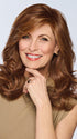 Model is wearing BOUNCING BELLE by GABOR in color MEDIUM-RED | Medium Reddish Brown with Subtle Copper Highlights